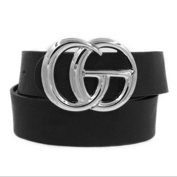 ✨RESTOCK✨CHIC STYLISH VEGAN SILVER BUCKLE BELT - Picture 5 of 5
